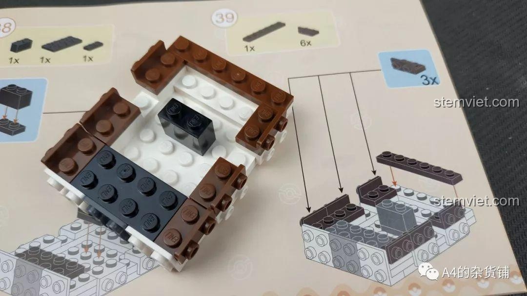 Chi tiết khớp nối và pháo nước của mô hình Keeppley B0109 Pokemon Thủy Lôi Bùng Nổ - Blastoise.