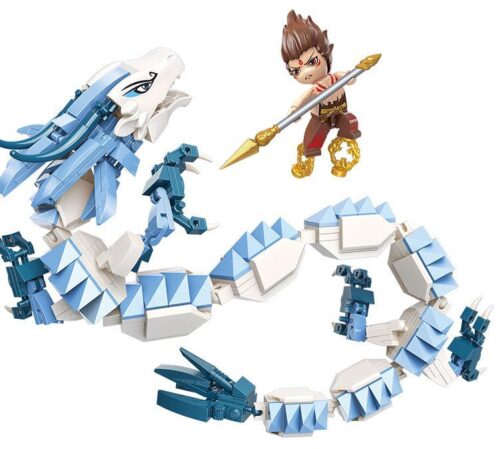 Bộ lắp ghép Na Tra Keeppley B0112, đồ chơi mô hình Rồng Ao Binh, phù hợp bé trai 6 tuổi, chất lượng cao, giá tốt.