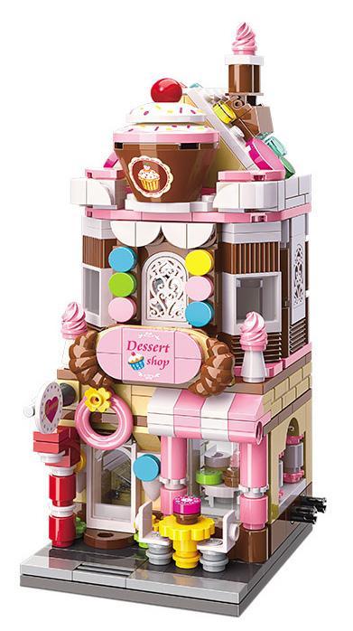 Bộ lắp ghép Cửa hàng bánh ngọt Keeppley C0101 chi tiết, đồ chơi mô hình Tiệm bánh ngọt cho bé gái 6 tuổi, màu sắc sống động, giá tốt.