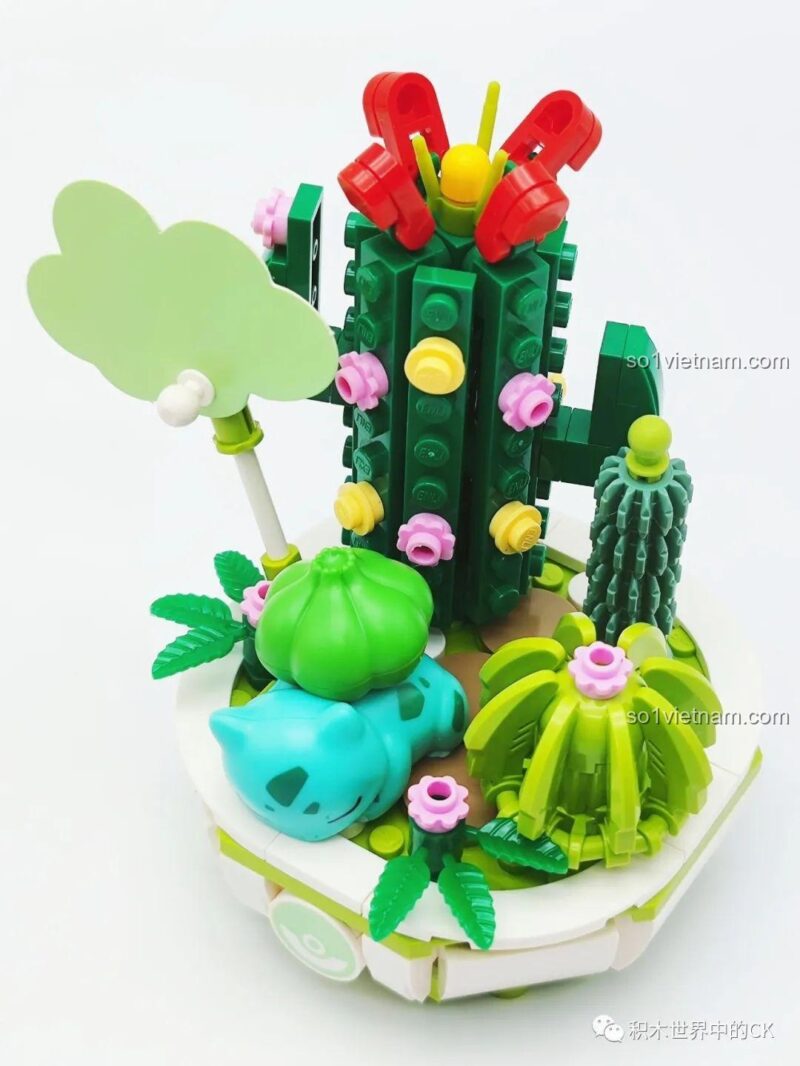 Hướng dẫn lắp ráp Keeppley K20220 Pokemon Bulbasaur Bonsai
