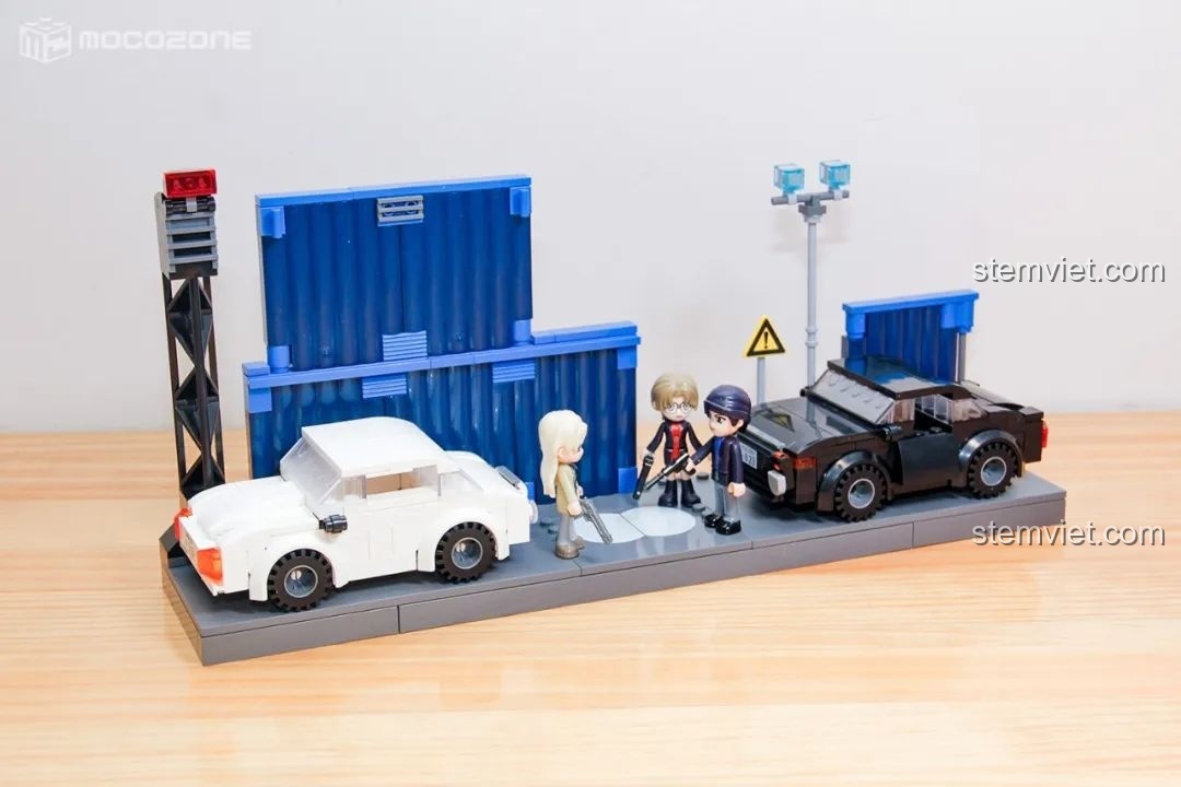 Các cảnh phim kinh điển trong Thám tử lừng danh Conan được tái hiện qua bộ đồ chơi lắp ráp Keeppley, gợi nhớ kỷ niệm.