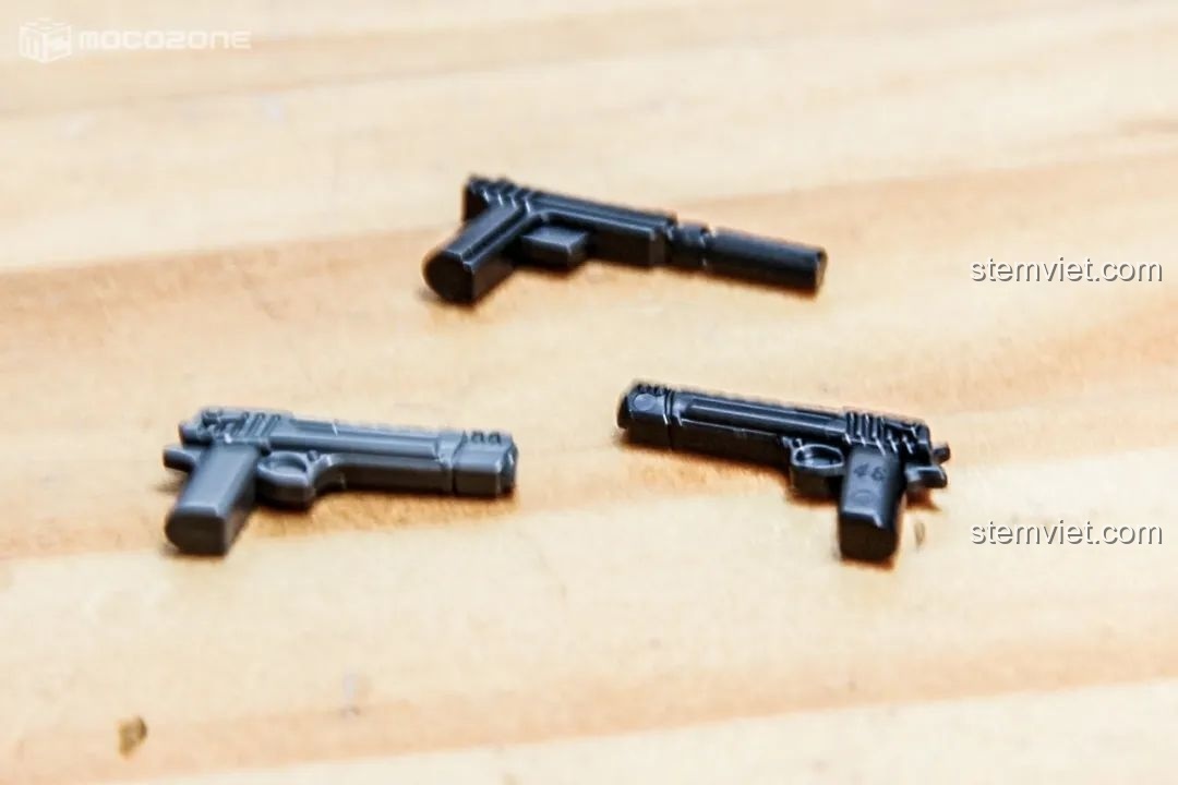 Xe ô tô màu trắng hoàn chỉnh trong bộ đồ chơi Keeppley Thám tử lừng danh Conan K20708, sẵn sàng cho cảnh hành động.