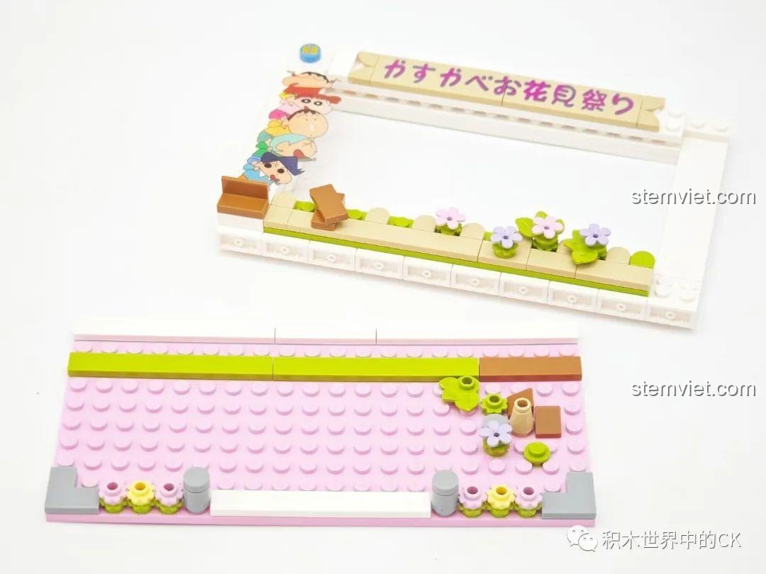 Bộ lắp ráp Keeppley FM0616 Crayon Shin-chan: Lễ Hội Hoa Anh Đào Kasukabe, bộ đồ chơi Crayon Shin-chan, đồ chơi lắp ráp Keeppley, phù hợp cho bé 6 tuổi, giá tốt