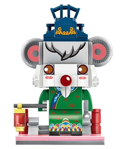 Keeppley K10131 Mô hình Chuột Tổng Quản, bộ lắp ghép Linh vật Chuột Hoàng Gia, đồ chơi mô hình Chuột Phong Thủy, cho bé 6 tuổi, giá tốt