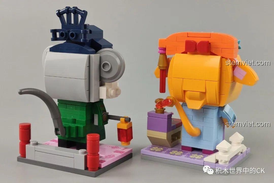 Bộ đồ chơi lắp ráp Keeppley 10132 Mô hình Trâu 12 Con Giáp và các con giáp khác trong hộp, phù hợp cho bé 6 tuổi.