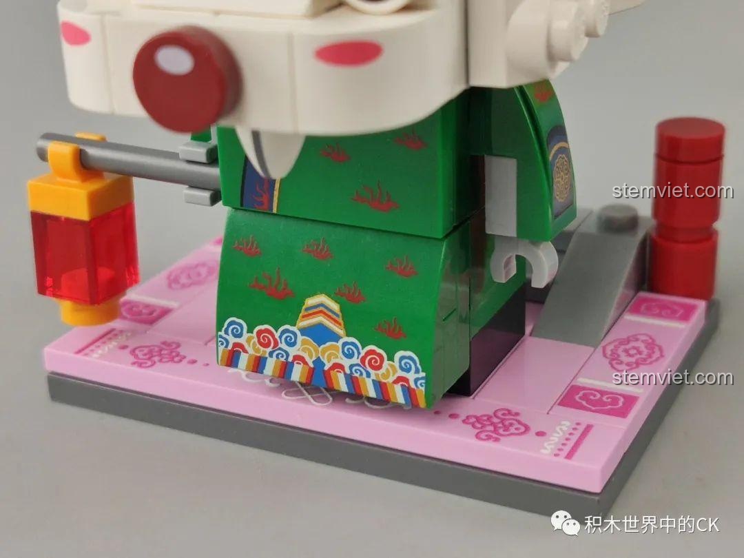 Mô hình Con Hổ Hoàng Gia Keeppley K10133, một phần của bộ 12 con giáp, thiết kế BrickHeadz độc đáo, cho bé trai, bé gái 6 tuổi.