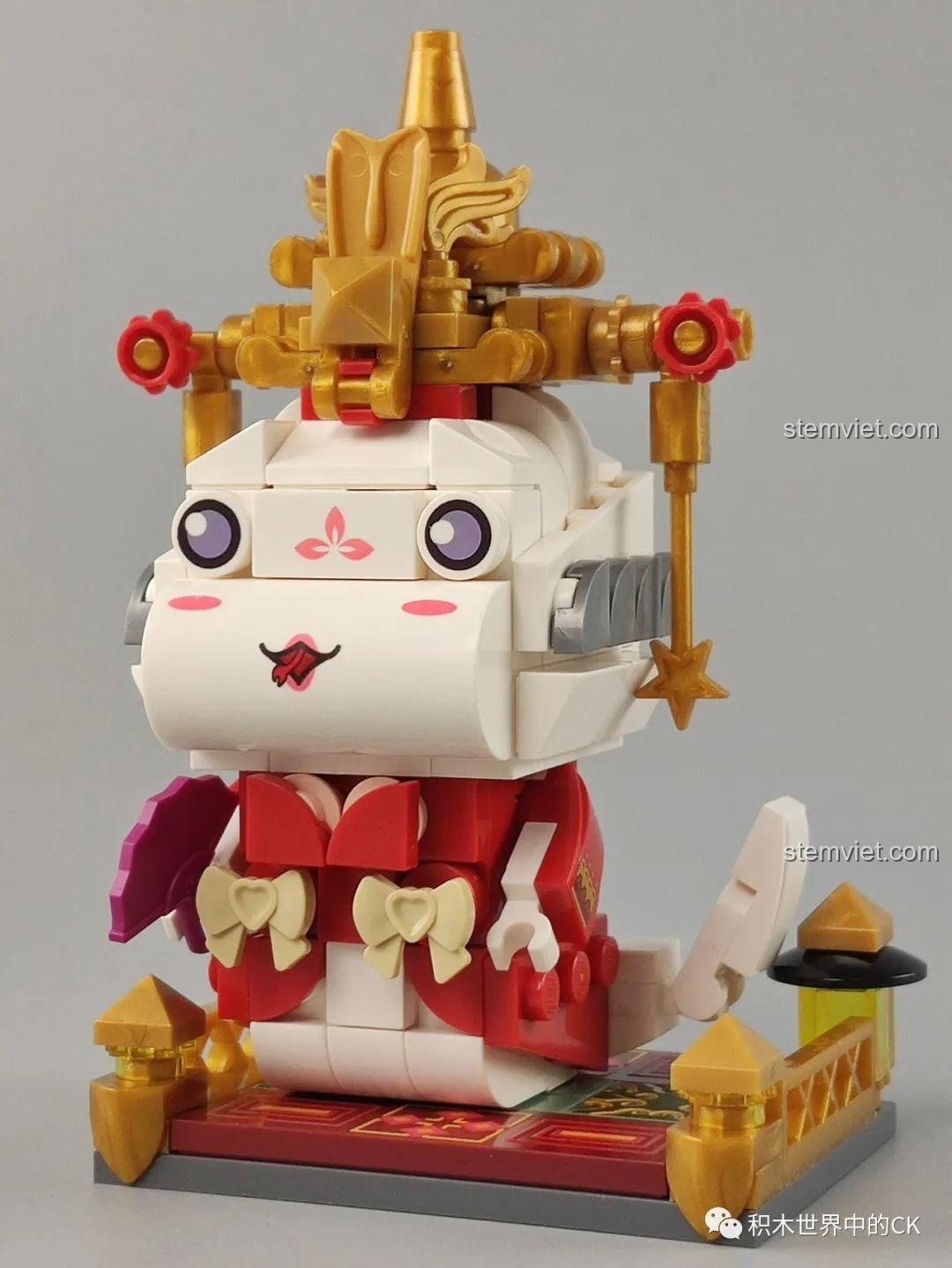 Mô hình Trâu 12 Con Giáp Keeppley K10132 và các mô hình 12 con giáp khác, thiết kế BrickHeadz độc đáo, cho bé trai, bé gái 6 tuổi.