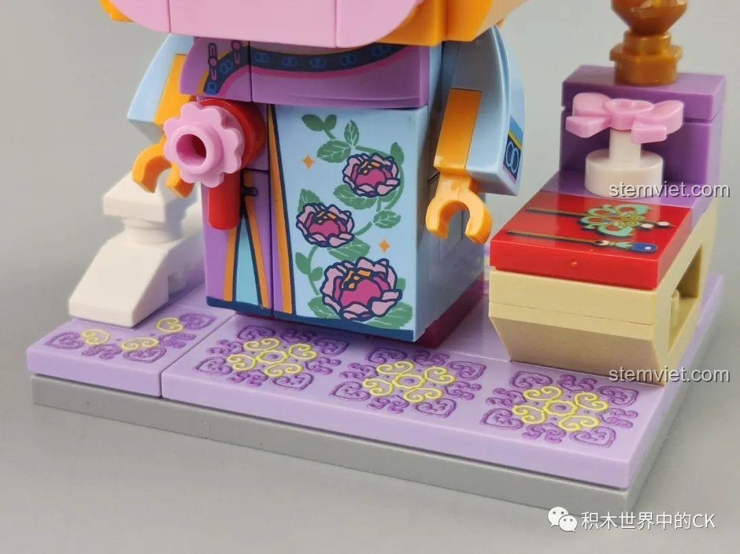 Mô hình Con Rắn Hoàng Gia Keeppley K10136, một phần của bộ 12 con giáp, thiết kế BrickHeadz độc đáo, cho bé trai, bé gái 6 tuổi.