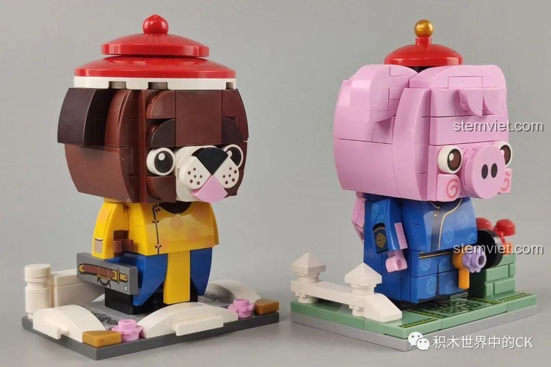 Góc nhìn khác của bộ 12 con giáp Keeppley, bộ xếp hình linh vật đáng yêu cho bé gái 6 tuổi