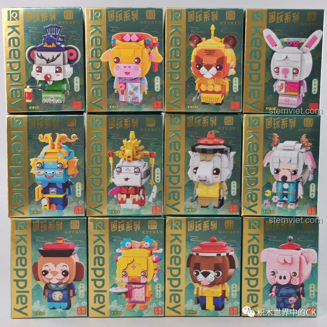 Bộ sưu tập 12 con giáp Keeppley, đồ chơi mô hình Tỵ Xà Vũ Nữ và các linh vật khác, quà tặng ý nghĩa