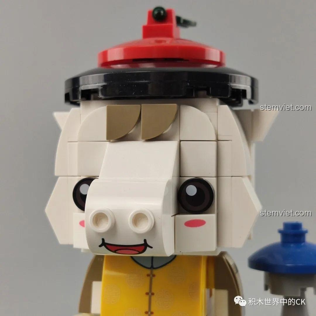 Chi tiết mặt mô hình Mùi Dê Keeppley, đồ chơi mô hình Tỵ Xà Vũ Nữ và các linh vật