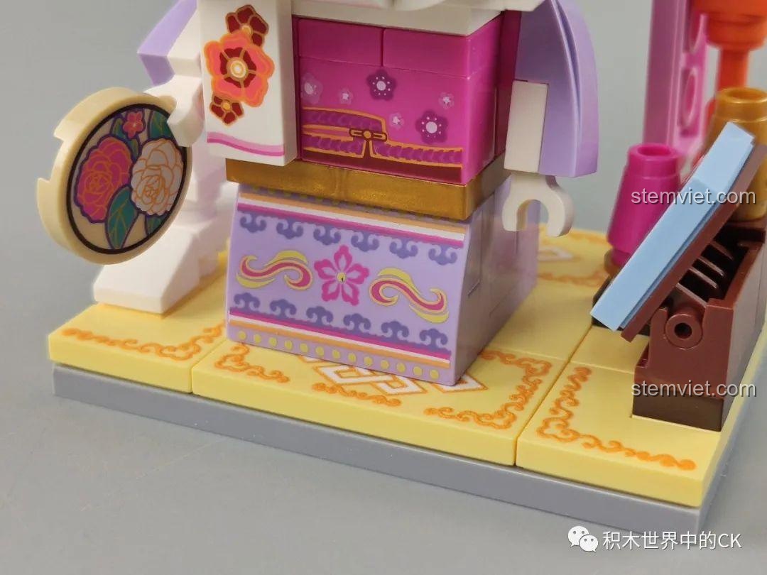 Chi tiết đế mô hình Mão Mèo Keeppley, đồ chơi mô hình Tỵ Xà Vũ Nữ và các linh vật