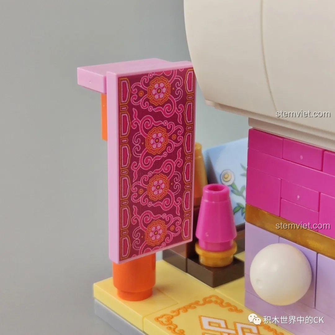 Chi tiết tai mô hình Mão Mèo Keeppley, bộ lắp ghép linh vật 12 con giáp