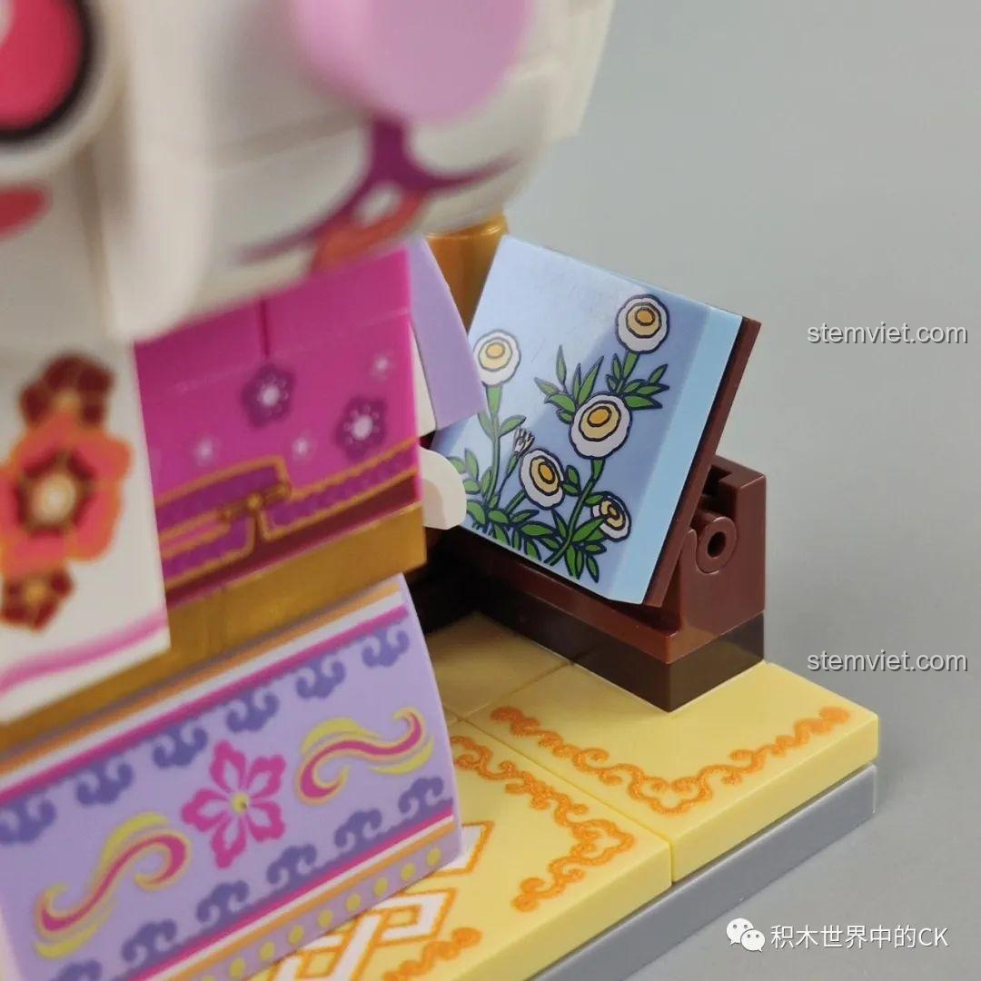 Chi tiết tranh mô hình Mão Mèo Keeppley, bộ xếp hình K10136 chất lượng cao