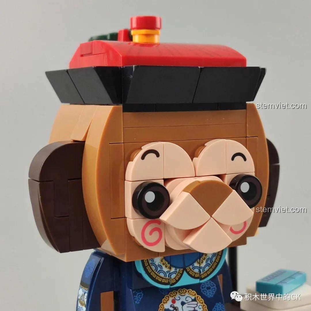 So sánh mô hình Tuất Chó và Hợi Heo Keeppley, bộ lắp ghép 12 con giáp, đồ chơi mô hình chất lượng cao