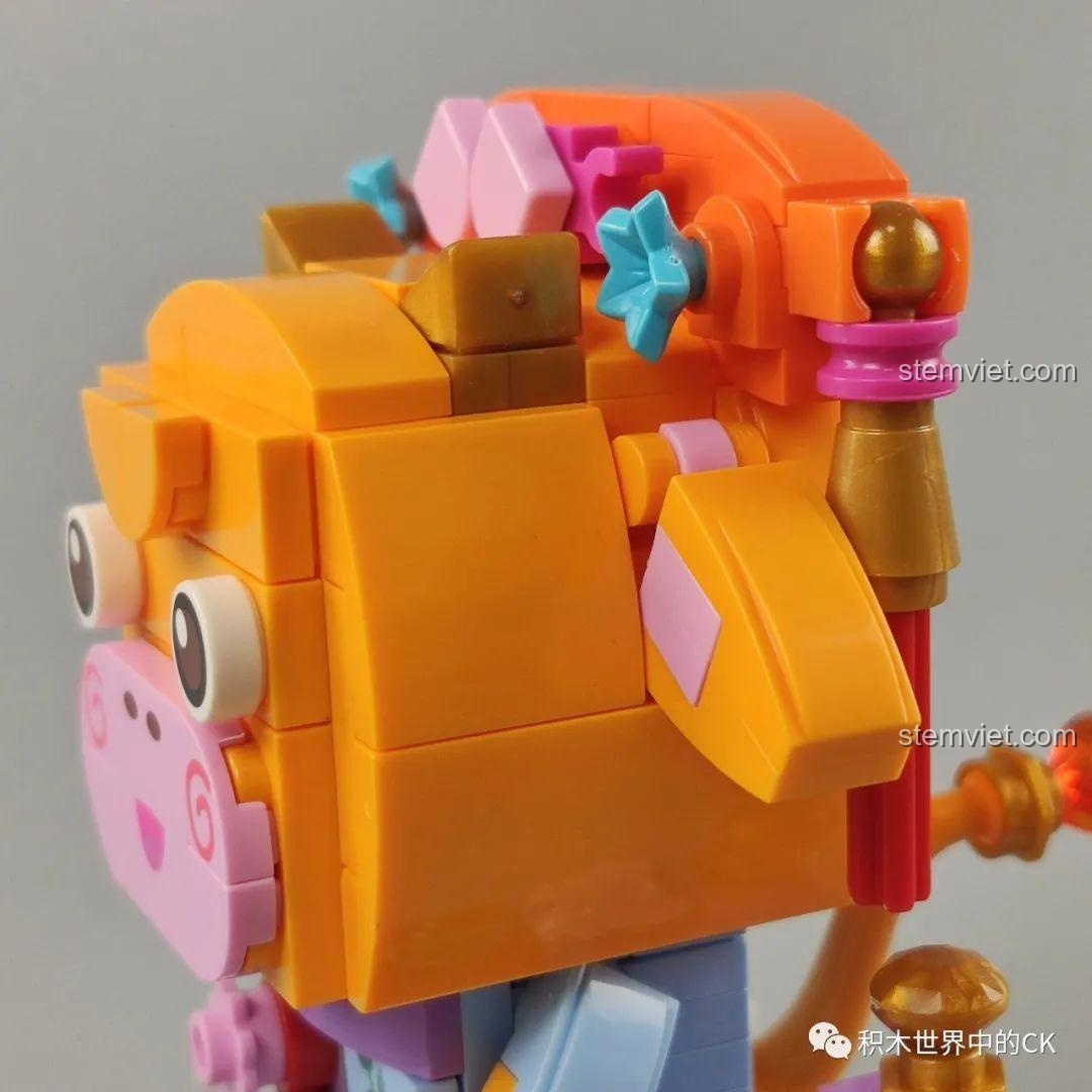 Mô hình Con Dê Hoàng Gia Keeppley K10138, một phần của bộ 12 con giáp, thiết kế BrickHeadz độc đáo, cho bé trai, bé gái 6 tuổi.