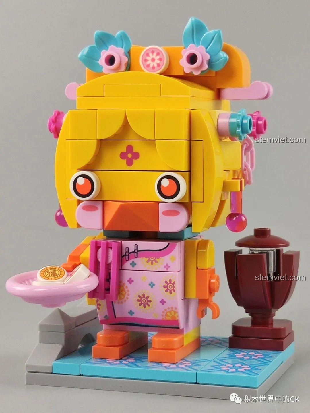 Đồ chơi lắp ráp Mô hình Con Trâu Hoàng Gia Keeppley K10132 và các mô hình 12 con giáp khác, thiết kế BrickHeadz độc đáo, cho bé trai, bé gái 6 tuổi.
