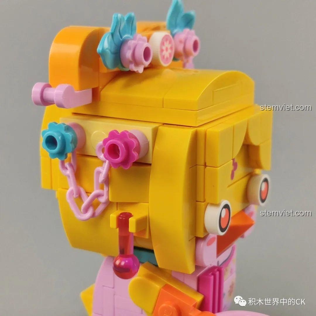 Mô hình Con Chó Hoàng Gia Keeppley K10141 và Mô hình Con Heo Hoàng Gia K10142, thiết kế BrickHeadz độc đáo, cho bé trai, bé gái 6 tuổi.