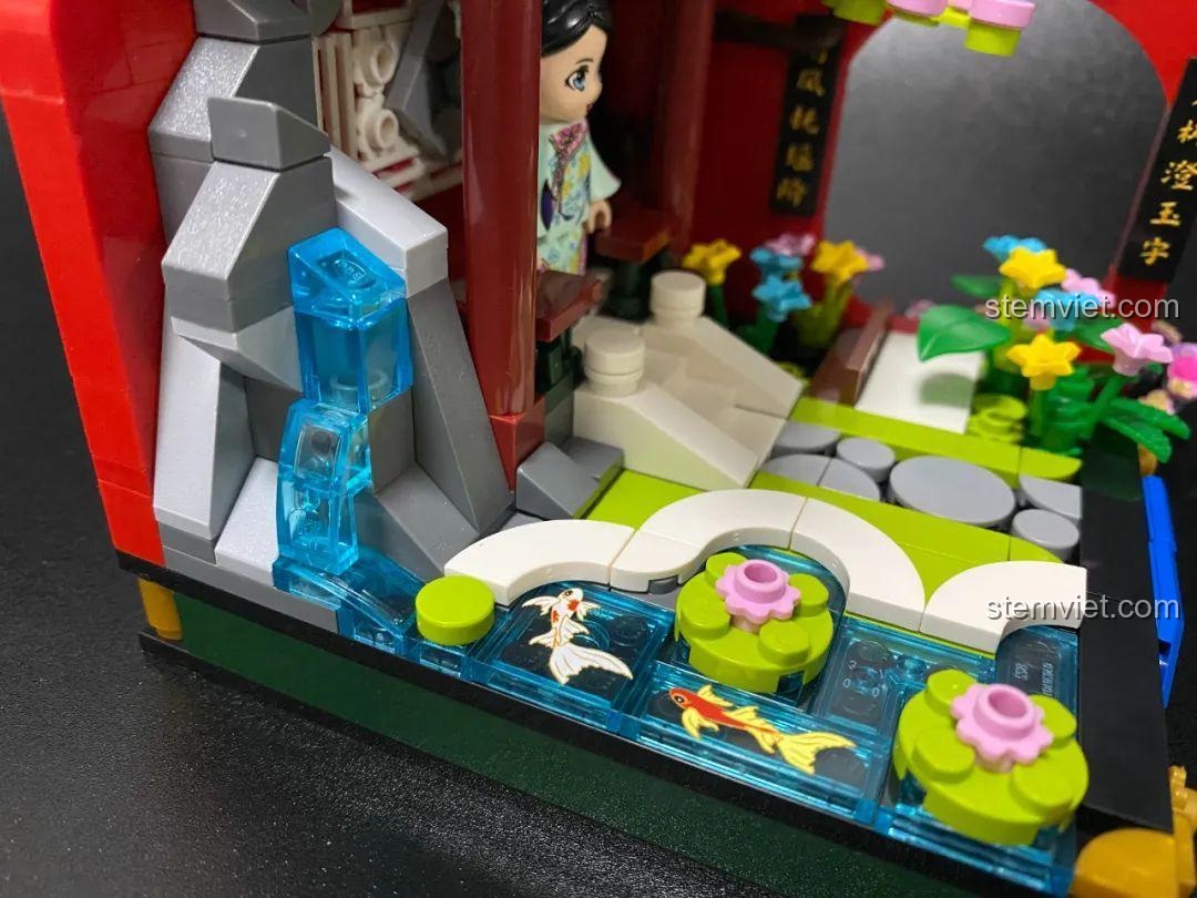 Quá trình lắp ráp bộ đồ chơi mô hình Keeppley K10146, từng bước tạo nên công trình cung đình chi tiết, phù hợp cho bé gái 6 tuổi.