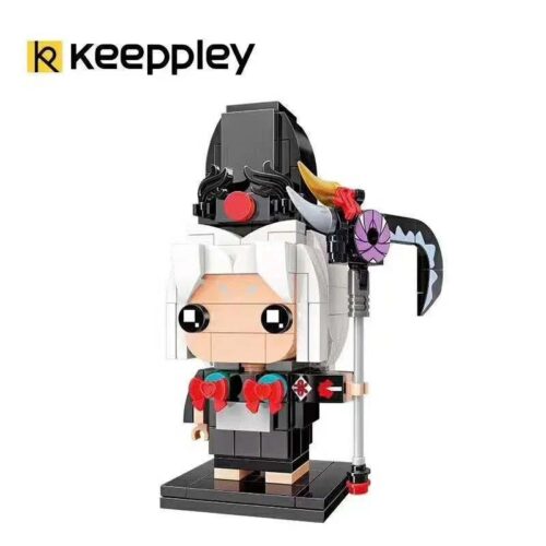 Mô hình lắp ráp Keeppley K20107 Hắc Đồng Tử từ game Âm Dương Sư, phong cách BrickHeadz độc đáo, phù hợp cho con trai từ 6 tuổi.