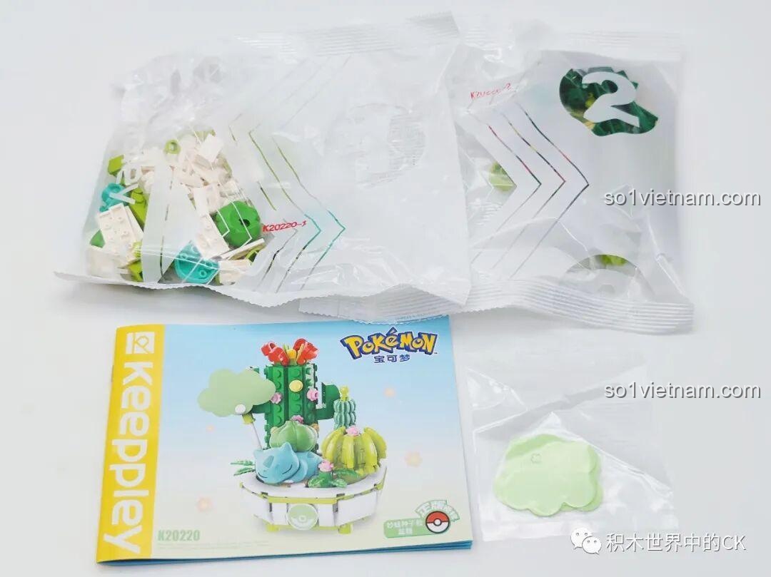 Mô hình Pokemon Pikachu Keeppley K20217 đã lắp ráp