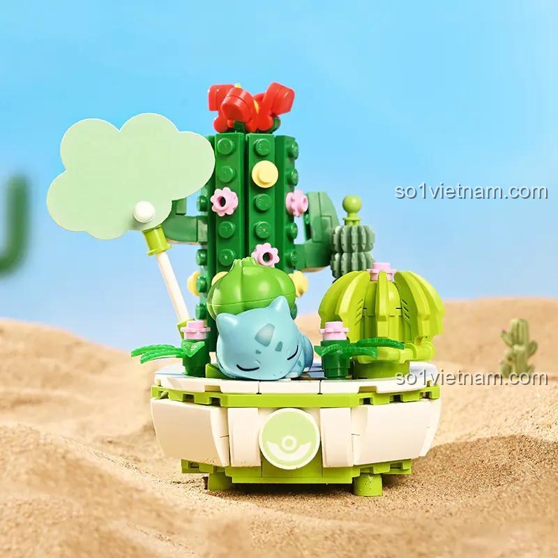 Mô hình Pokemon Bulbasaur Keeppley K20220 đã lắp ráp