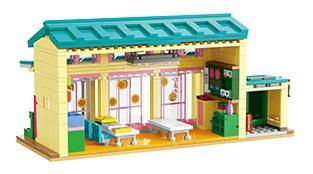 Bộ lắp ghép Keeppley K20611 Nhà Trẻ Song Diệp Crayon Shin-chan 490 mảnh, đồ chơi mô hình cho bé trai, bé gái 6 tuổi, giá tốt