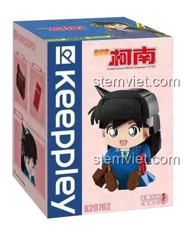 Hộp bộ lắp ghép Mô hình Mouri Ran Keeppley K20702, đồ chơi mô hình nhân vật Mouri Ran Thám tử lừng danh Conan cho bé gái 8 tuổi, chất lượng cao, giá tốt.