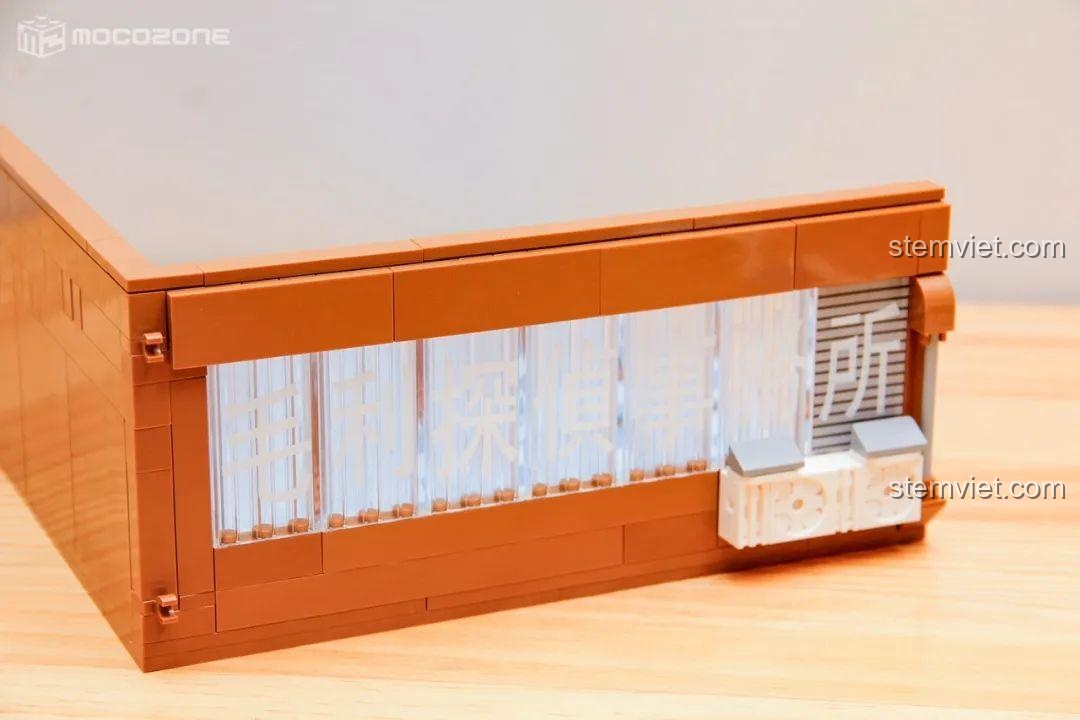 Các minifigure từ bộ đồ chơi Keeppley K20710 quán cà phê, nhân vật An Thất Thấu, Enomoto Azusa và Conan