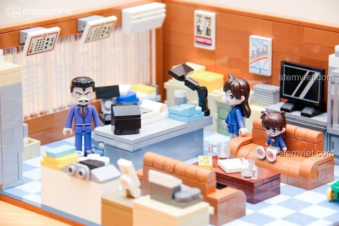 Chi tiết lắp ráp bộ đồ chơi Keeppley K20710 quán cà phê, đồ chơi xây dựng cho bé trai
