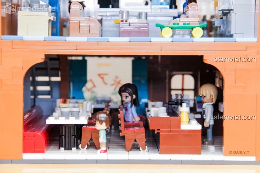 Chi tiết lắp ráp bộ đồ chơi Keeppley K20709 Văn phòng Thám tử Mori, đồ chơi mô hình cho bé trai 12 tuổi