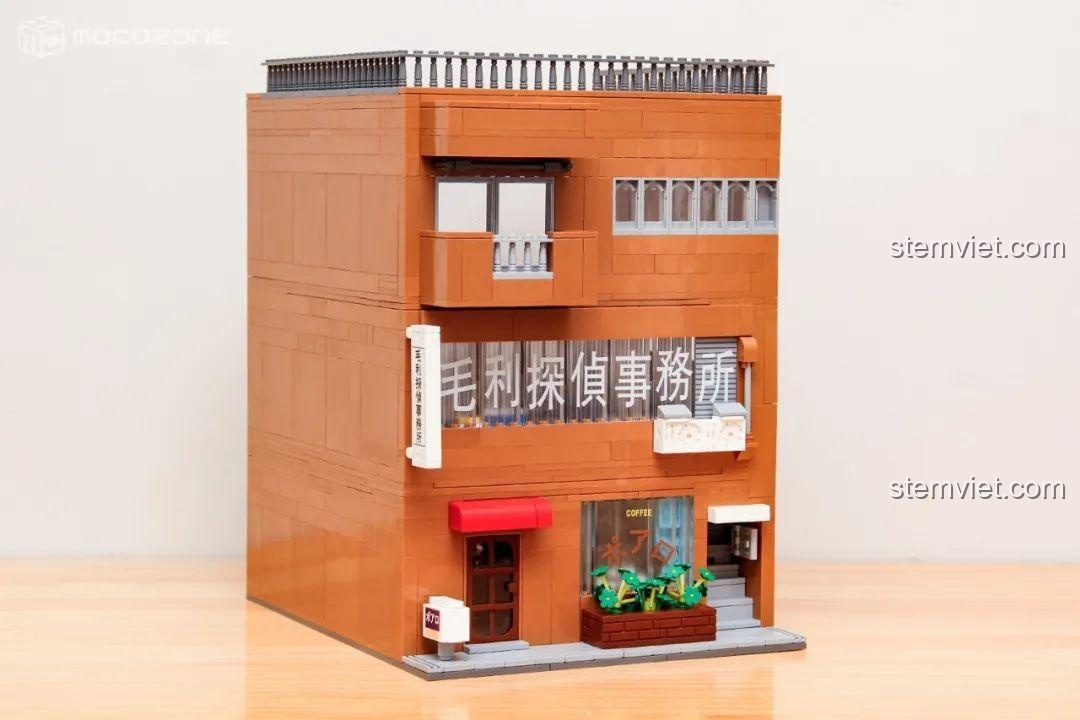 Tấm nền của bộ lắp ghép Keeppley K20709 Văn phòng Thám tử Mori, đồ chơi xây dựng cho bé trai