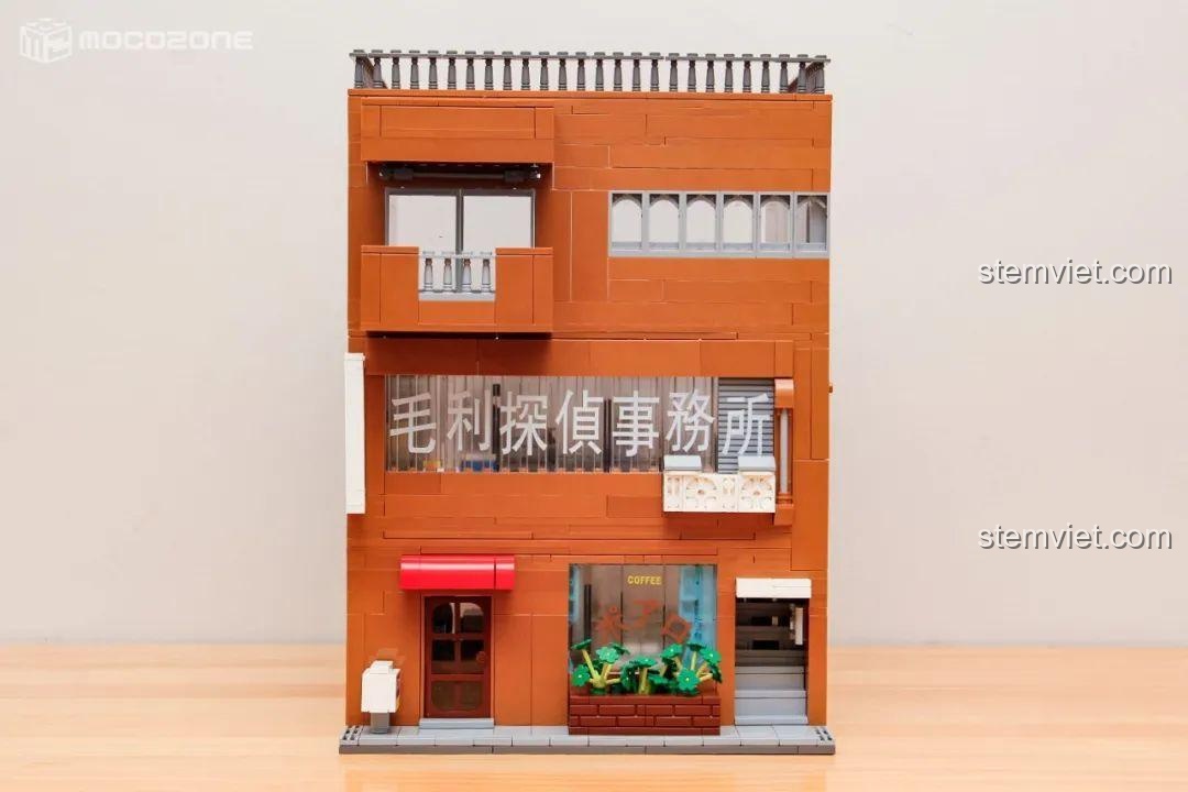 Chi tiết lắp ráp bộ đồ chơi Keeppley K20709 Văn phòng Thám tử Mori, đồ chơi mô hình cho bé trai 12 tuổi