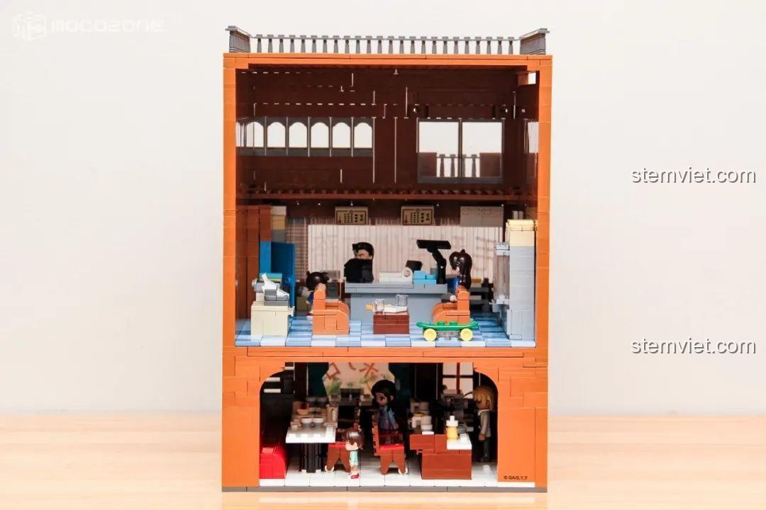 Chi tiết lắp ráp bộ đồ chơi Keeppley K20709 Văn phòng Thám tử Mori, đồ chơi mô hình cho bé trai 12 tuổi