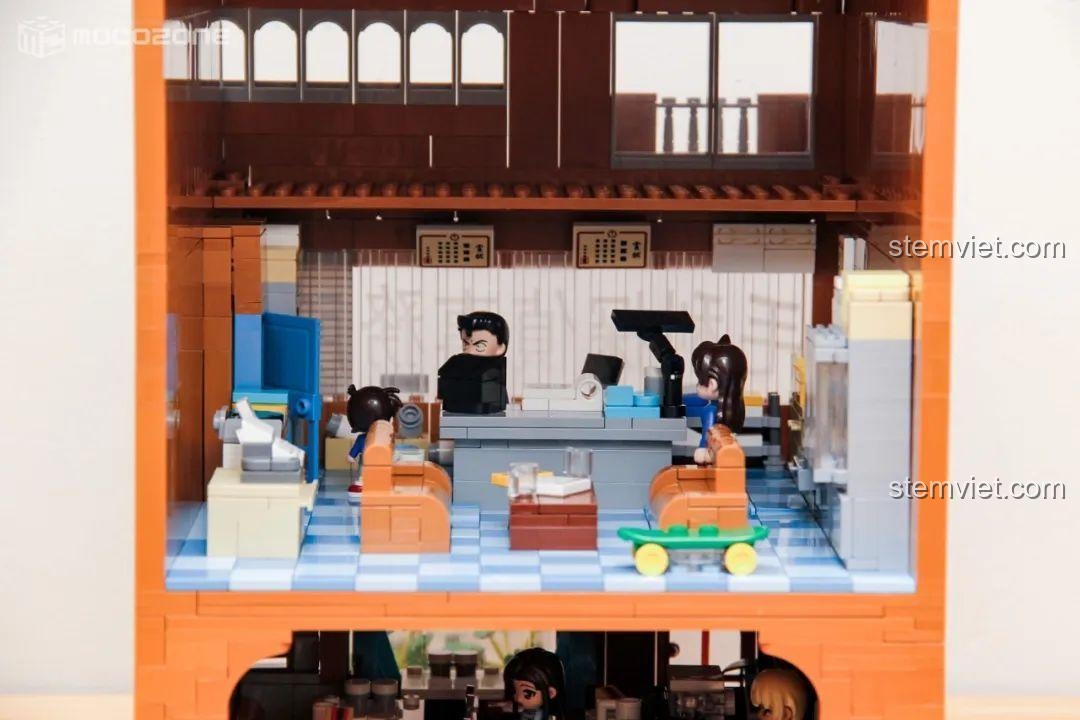 Chi tiết lắp ráp bộ đồ chơi Keeppley K20709 Văn phòng Thám tử Mori, đồ chơi mô hình cho bé trai 12 tuổi