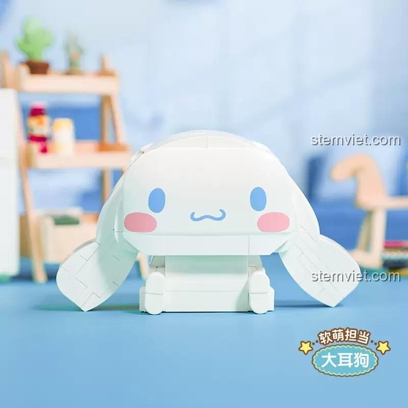 Đồ chơi mô hình Cinnamoroll Keeppley K20803 trang trí bàn học, chất lượng cao.