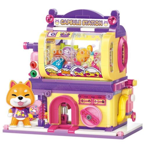 Mô hình Máy Gashapon 28010, đồ chơi lắp ráp Keeppley, màu sắc tươi sáng, giúp bé phát triển tư duy sáng tạo.