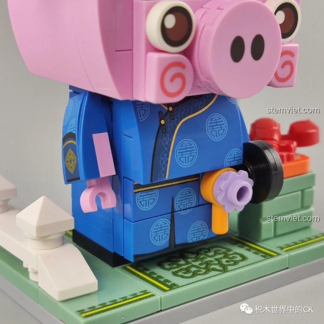 Các mảnh ghép đa dạng màu sắc và hình dáng của bộ lắp ghép Keeppley, chất lượng cao, tương thích LEGO®, cho bé 6 tuổi.