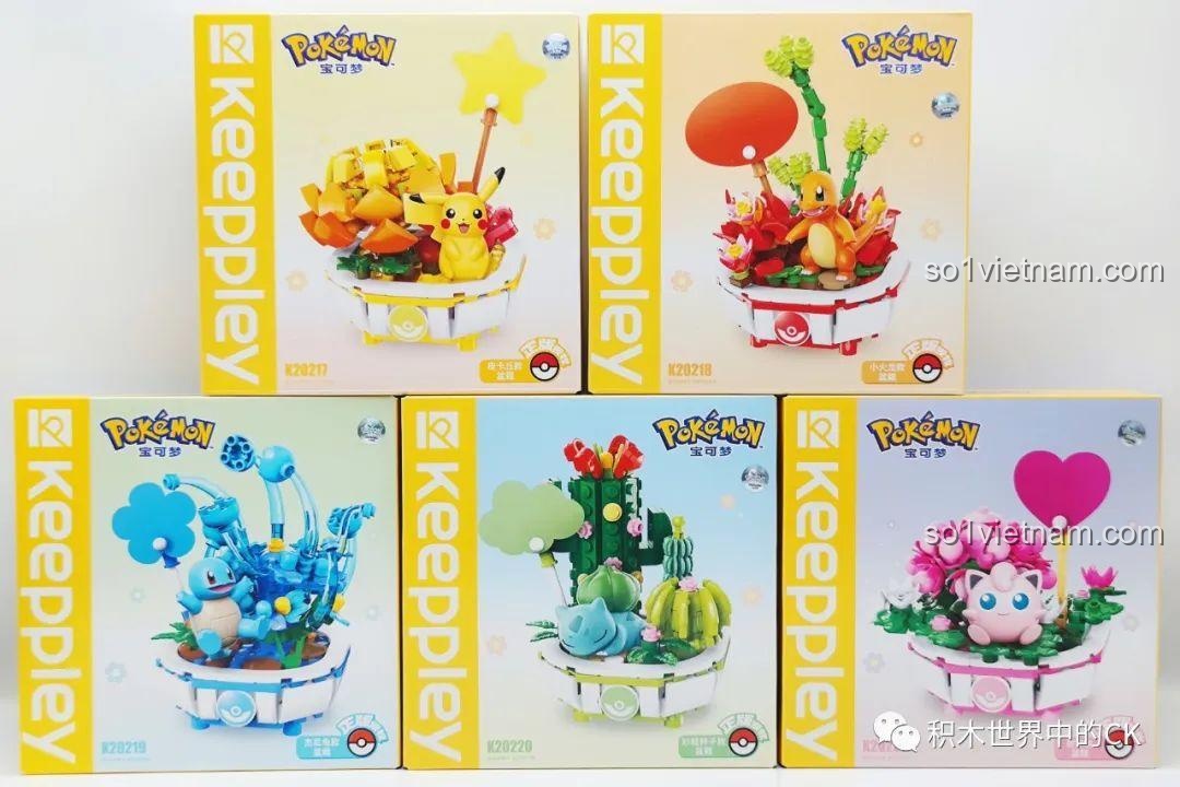 Bộ sưu tập chậu cây Pokemon Keeppley