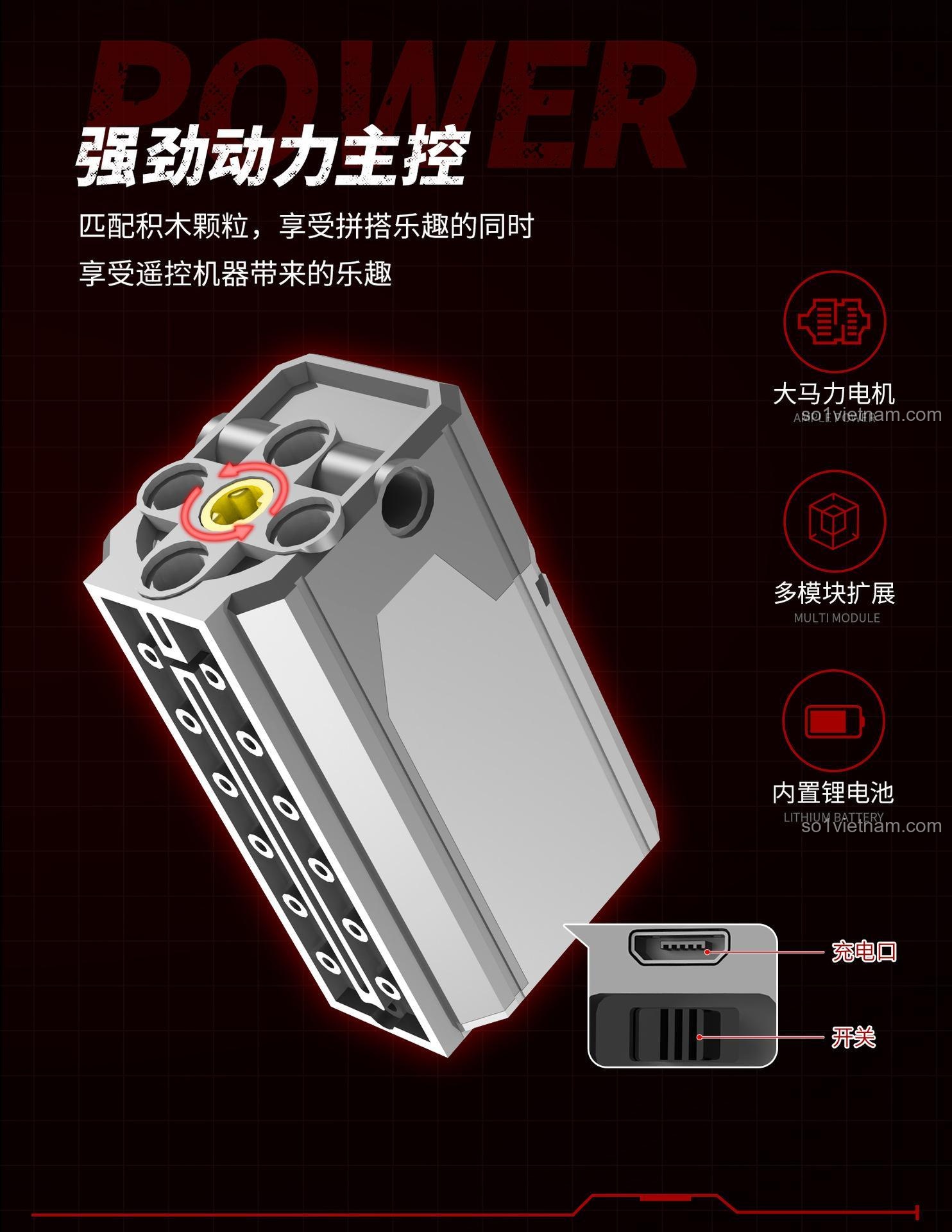 Giao diện ứng dụng trên điện thoại cho phép điều khiển và lập trình cho KeeYee World 96153 Robot Tiểu Bạch. Món đồ chơi công nghệ cao, giá bình dân.