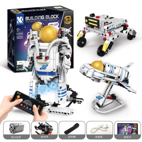 Bộ đồ chơi KeeYee World K96166 Phi hành gia biết đi 3 trong 1 điều khiển từ xa và lập trình, phù hợp bé trai 6 tuổi, giá tốt.