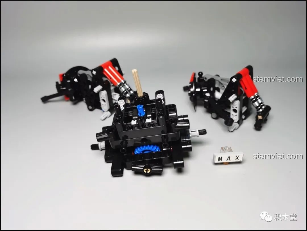 Kết hợp các cụm chi tiết để tạo thành trục trước hoàn chỉnh cho Xe đua Lamborghini Centenario C 61041 giá rẻ.