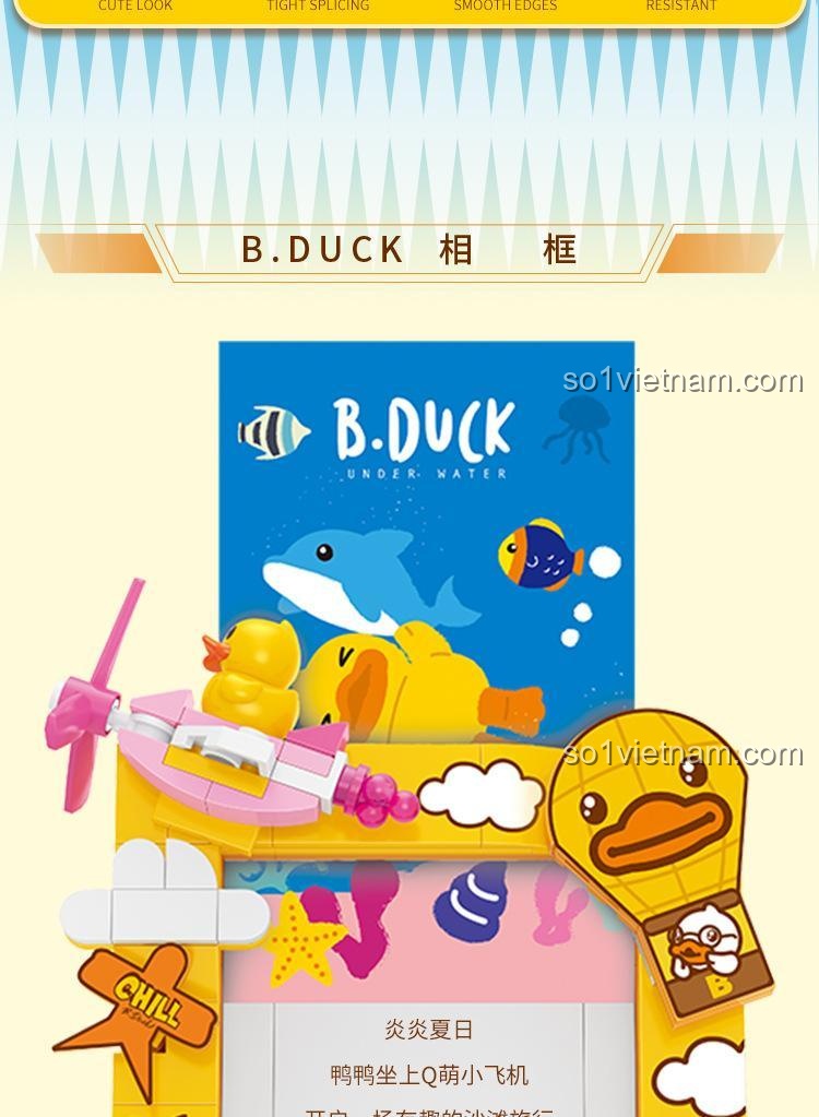 Khung ảnh B.Duck BALODY 21062 lắp ghép bong bóng