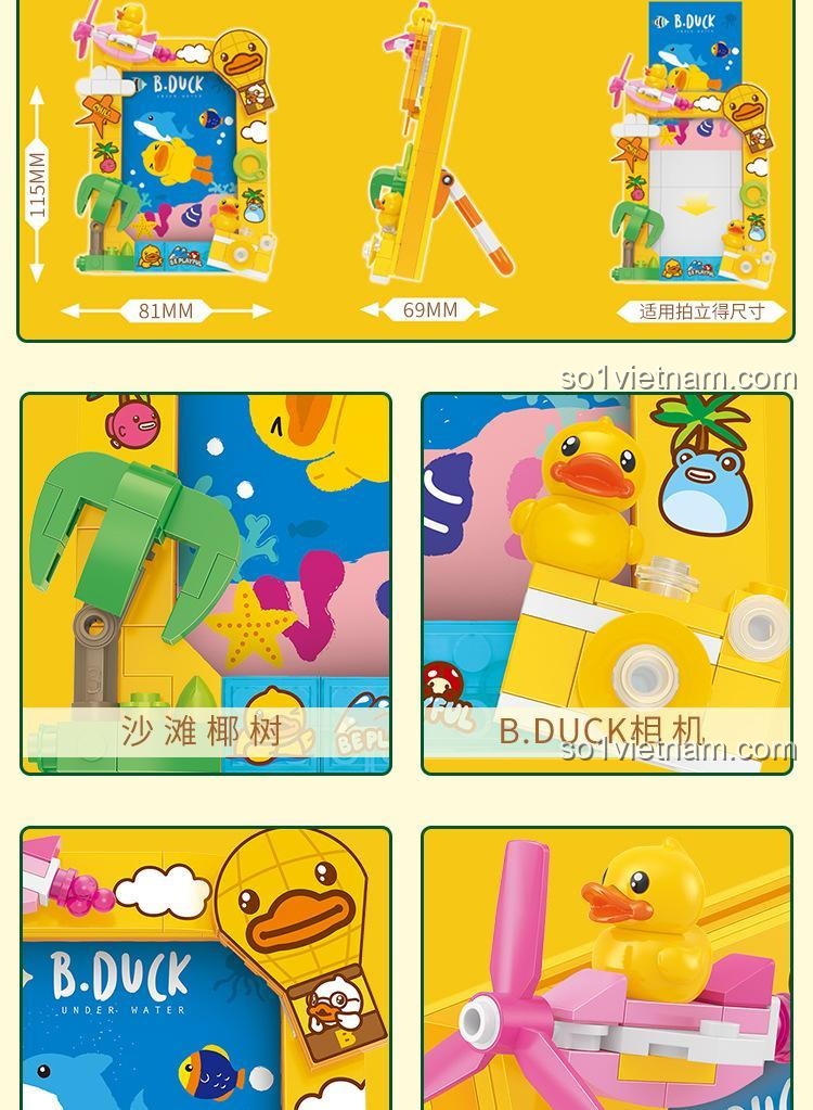 Khung ảnh B.Duck BALODY 21062 lắp ghép thuyền