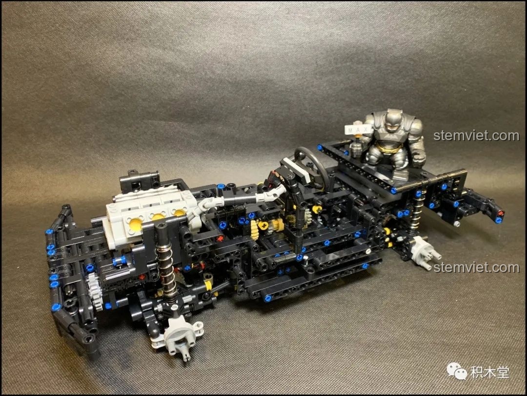 Khung gầm hoàn chỉnh của đồ chơi xây dựng Xe off-road Wrangler cho con trai 8+.