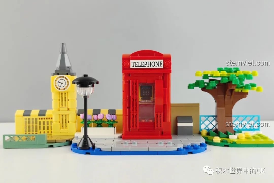 Mô hình Keeppley K20705 không có minifigures, tập trung vào kiến trúc.