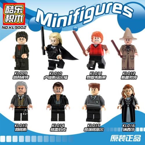 Bộ 8 Minifigure Harry Potter Kool乐 Bricks KL9002 chất lượng cao, đồ chơi mô hình nhân vật huyền thoại cho bé trai và bé gái 8 tuổi, giá tốt.