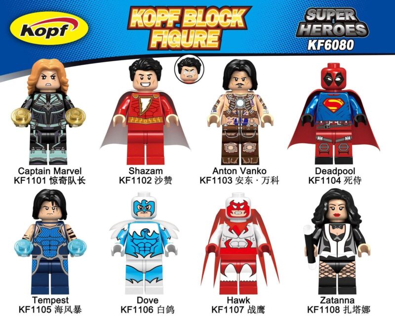 Minifigure Tempest Kopf KF1105, đồ chơi mô hình siêu anh hùng nữ, phù hợp bé gái 6 tuổi, giá tốt