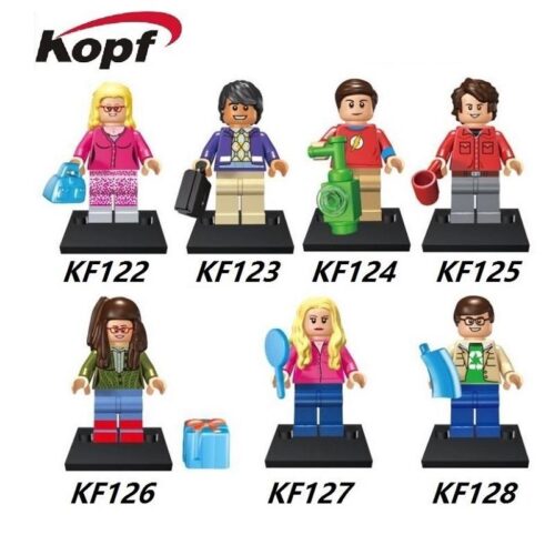 Minifigure Leonard Hofstadter The Big Bang Theory Kopf KF128, đồ chơi mô hình nhân vật Leonard Hofstadter, bộ lắp ghép The Big Bang Theory cho con trai 12 tuổi, chất lượng cao giá tốt
