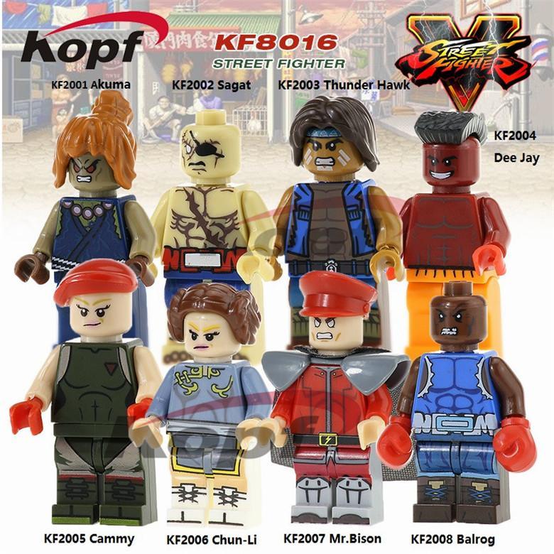 Mô hình đồ chơi Minifigure Thunder Hawk KF2003 từ game Street Fighter, hàng Kopf giá rẻ cho bé trai 6 tuổi.